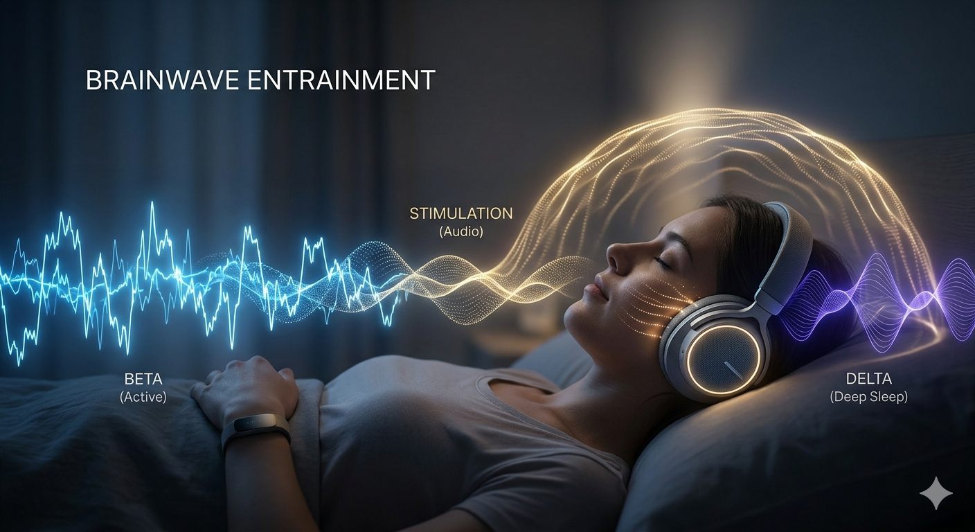 약 없이 불면증을 고친다? ‘뇌파 동조 기술(Brainwave Entrainment)’의 진화
