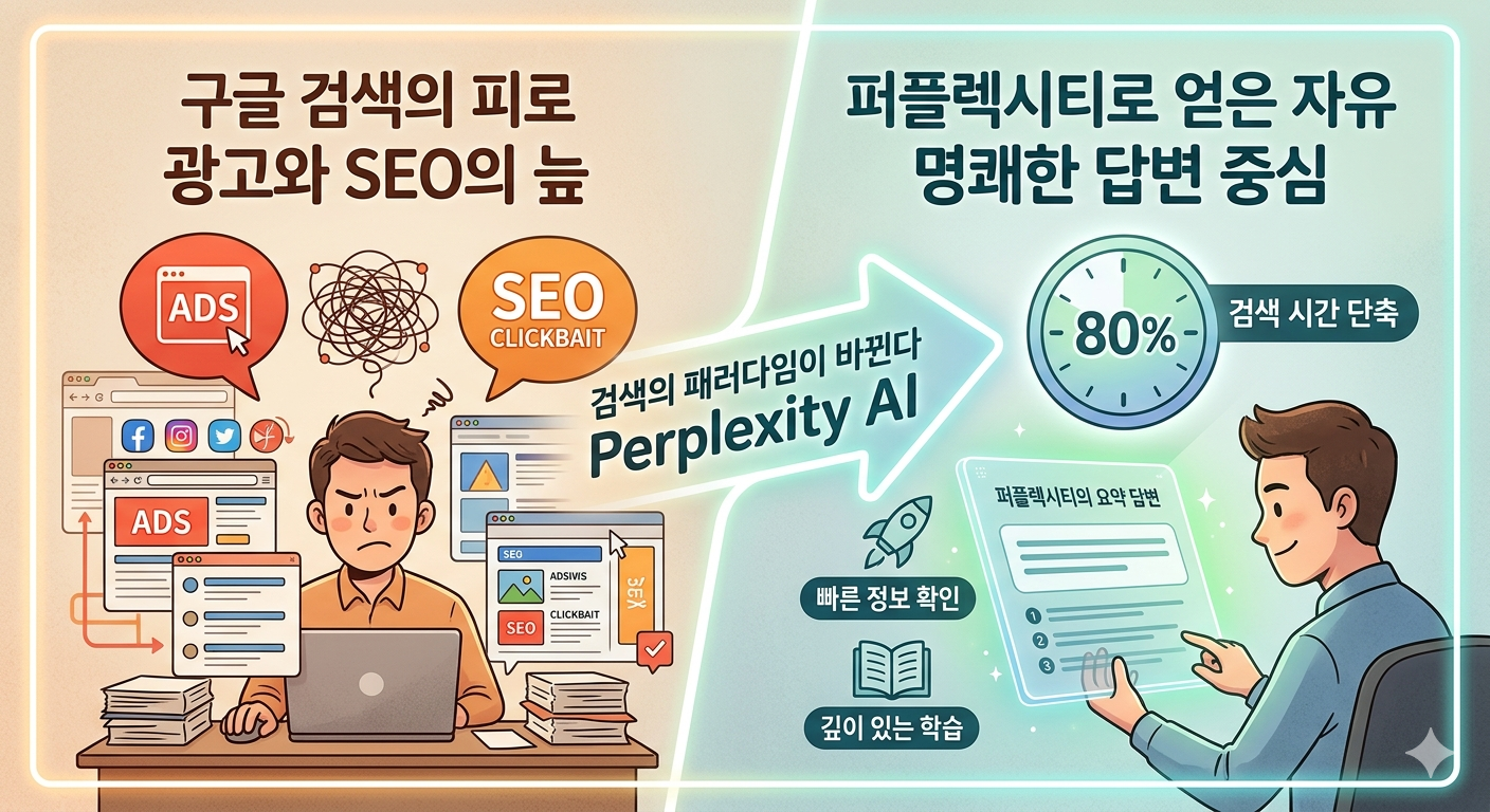 구글이 아닌 ‘퍼플렉시티(Perplexity)’로 검색해야 하는 이유