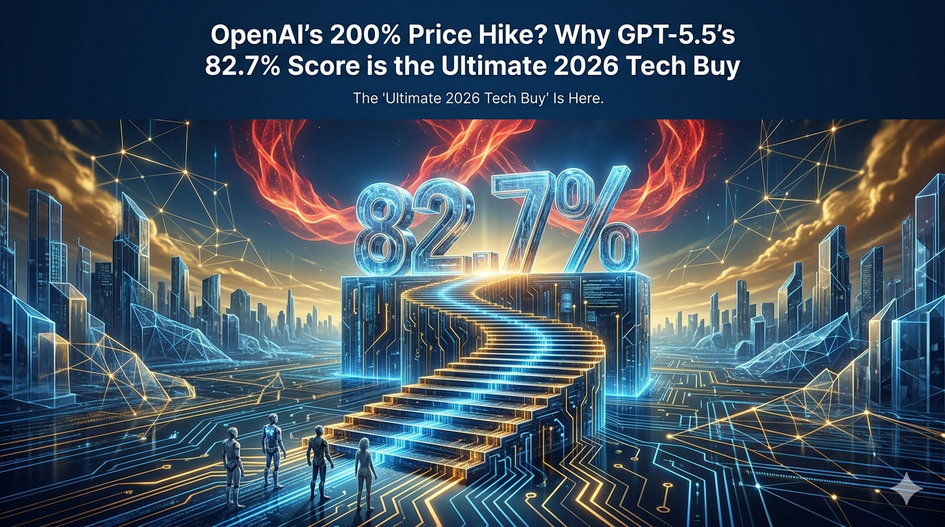 OpenAI Just Hiked Prices 200%? Why GPT-5.5’s 82.7% Benchmark Score Makes It the Ultimate 2026 Tech Buy
