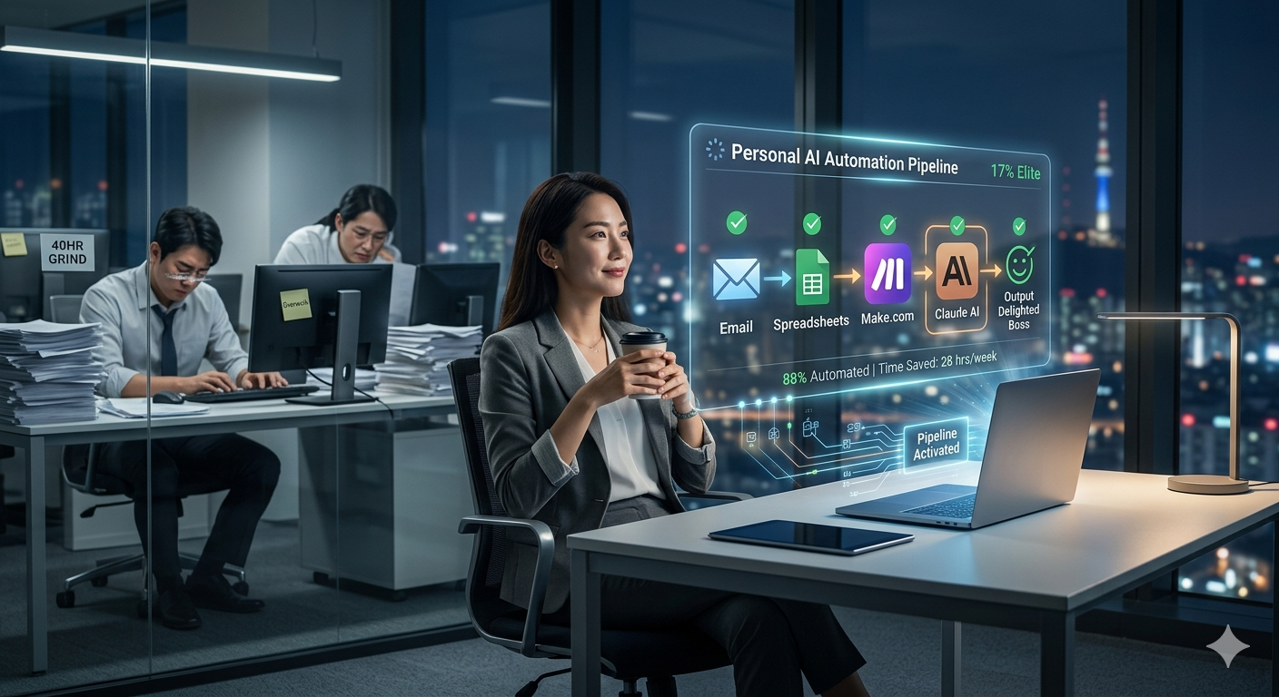 Stop Working 40 Hours! How the Top 17% of Employees Are Secretly Using AI to Do Nothing All Week