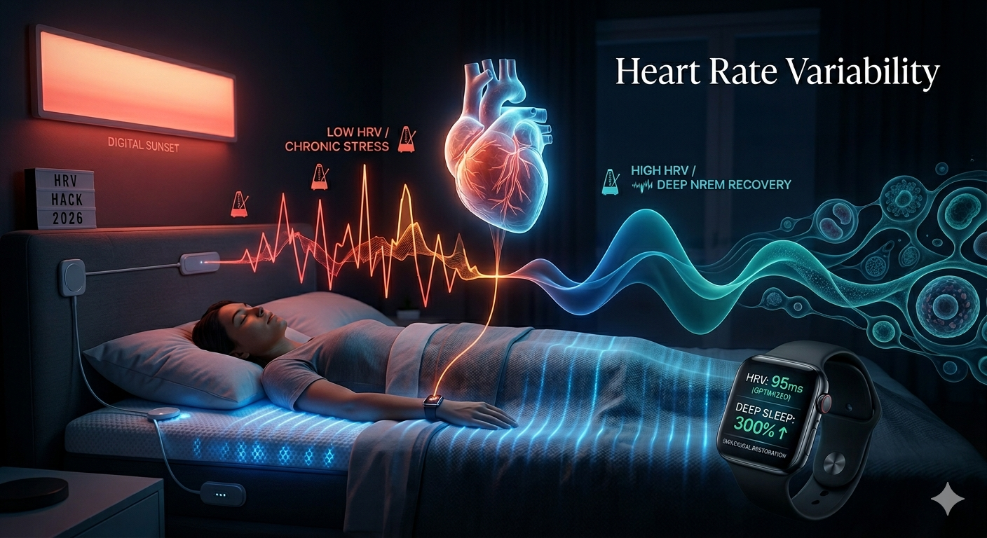 Why Your Smartwatch Says You’re Aging Faster: The 2026 HRV Hack for 300% Deeper Sleep