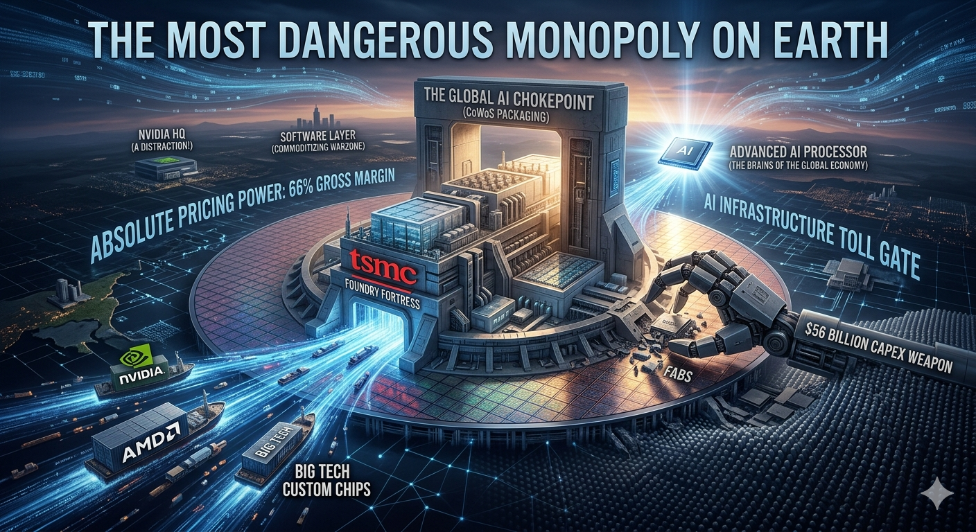Nvidia is a Distraction! Why TSMC’s B CapEx Just Made It the Most Dangerous Monopoly on Earth