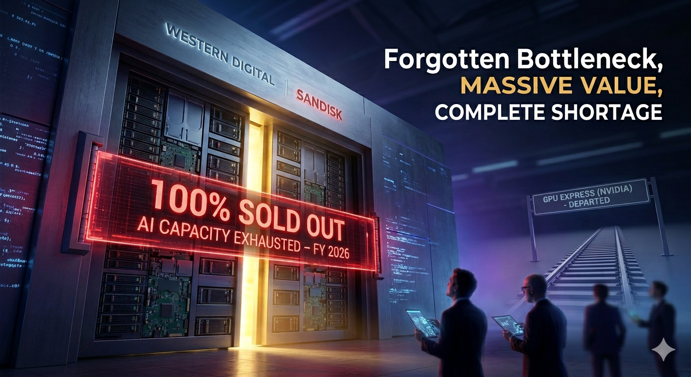 Forget Nvidia! Why SanDisk and Western Digital’s 100% Sold-Out AI Storage Will Make You Rich in 2026