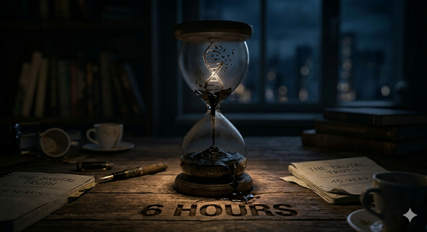 Sleeping 6 Hours a Night? The Brutal Truth About How You Are Shaving 15 Years Off Your Lifespan