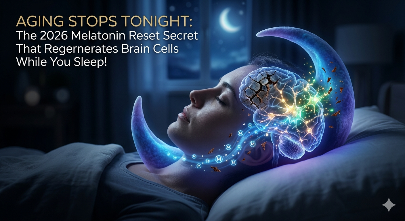 Aging Stops Tonight? The 2026 ‘Melatonin Reset’ Secret That Regenerates Brain Cells While You Sleep!