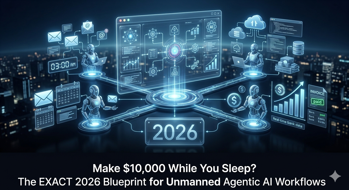 Make $10,000 While You Sleep? The EXACT 2026 Blueprint for Unmanned Agentic AI Workflows