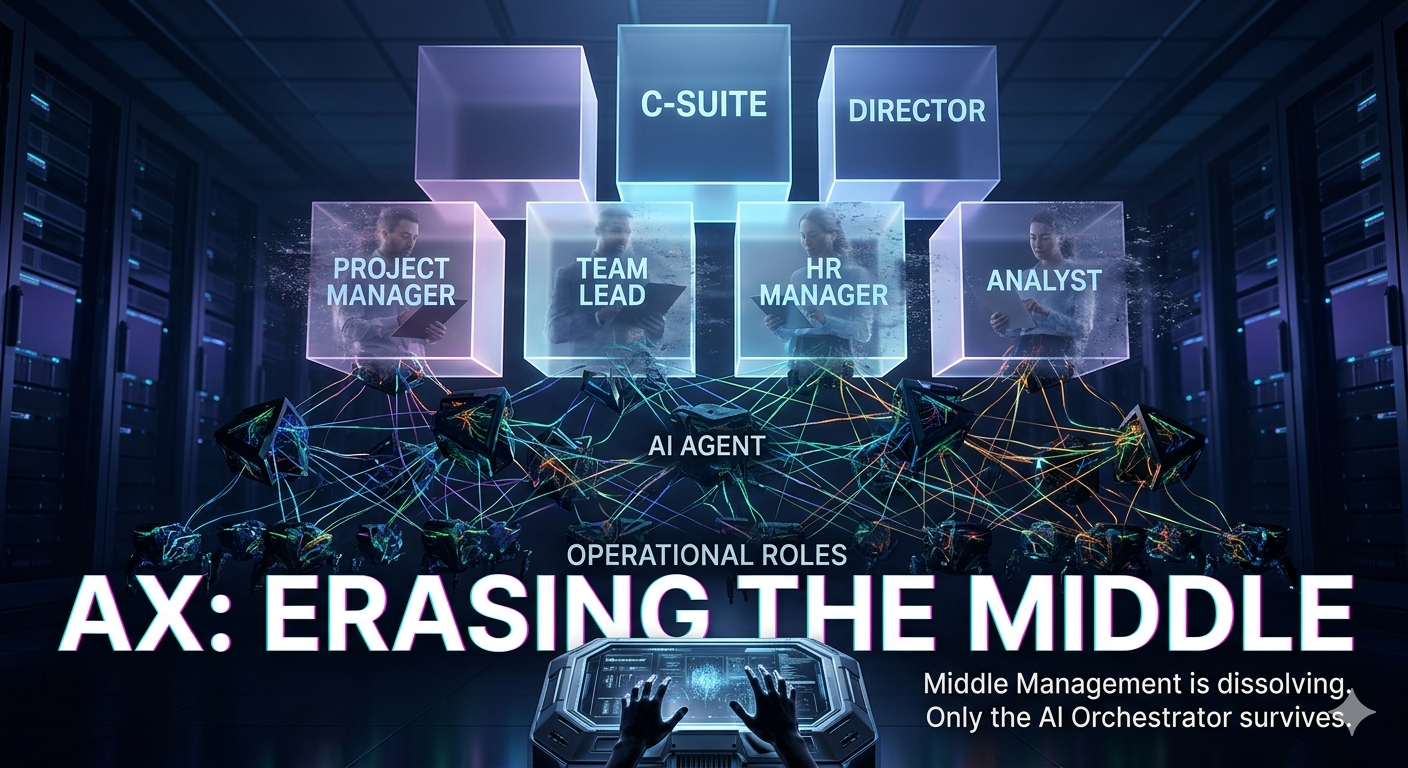 Is AI Stealing Your Promotion? The Brutal Reality of Enterprise AI (AX) Erasing Middle Management