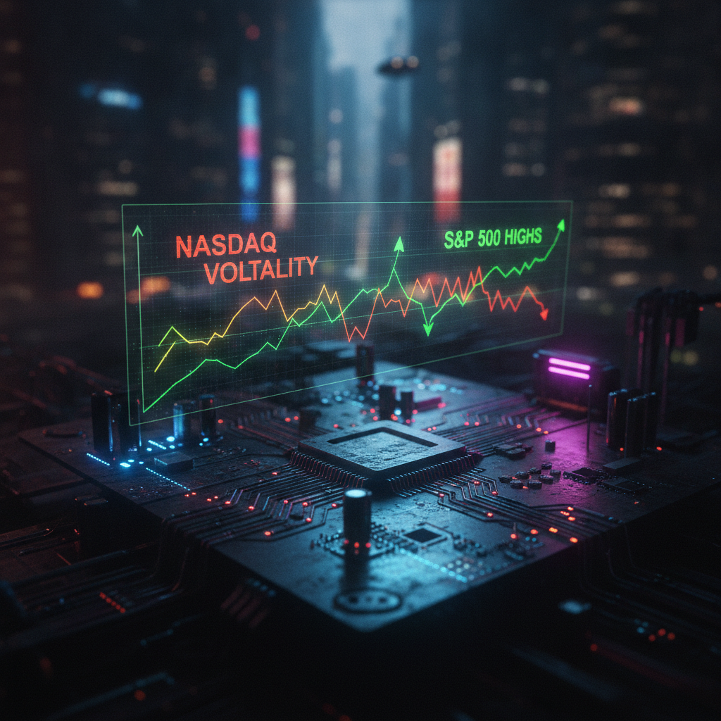 Nasdaq Volatility vs S&P 500 Highs?